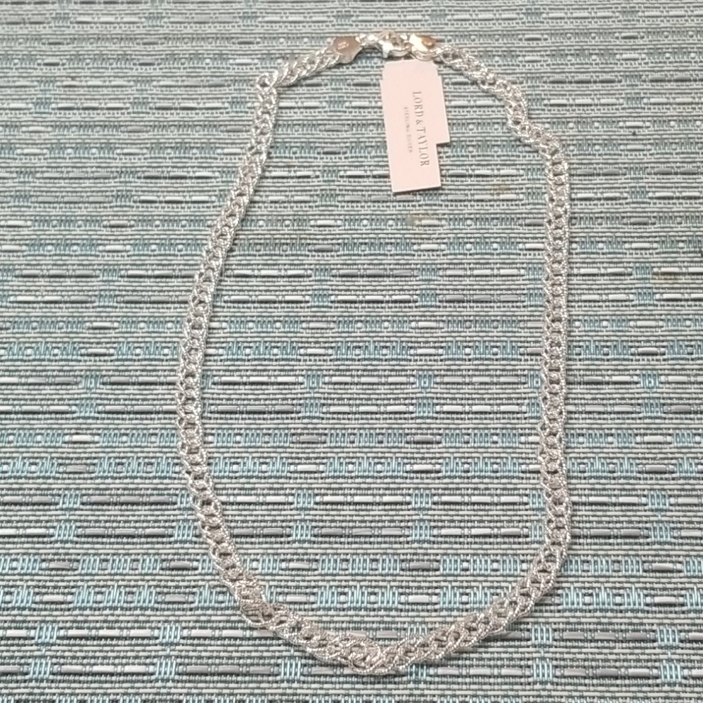 Sterling silver link chain 16.5 inches